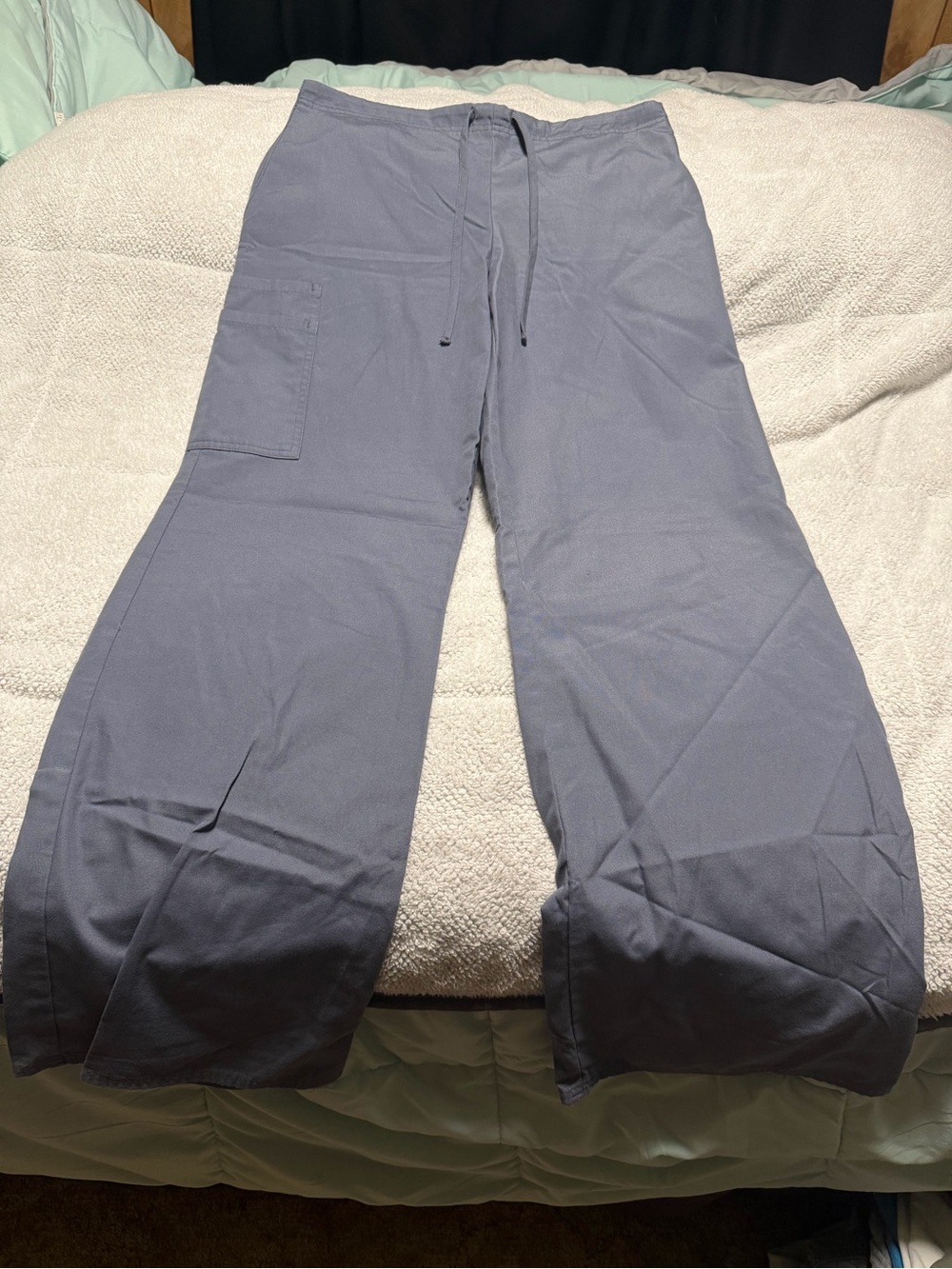 SB Scrubs Straight Leg Cargo Scrub Pants in Grey